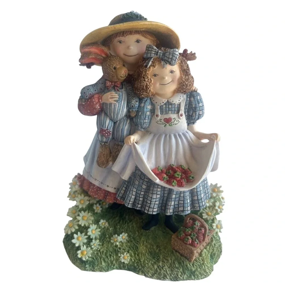 Vintage Katie & Molly II Special Friends Collectible Figurine 1998 With Box Read